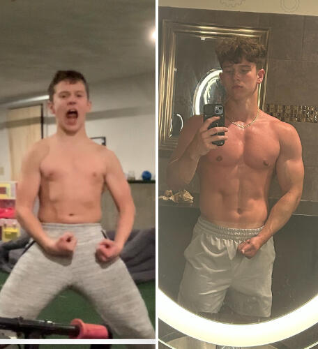 From 135lbs of blubber to 175lbs lean.